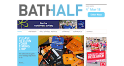 Desktop Screenshot of bathhalf.co.uk